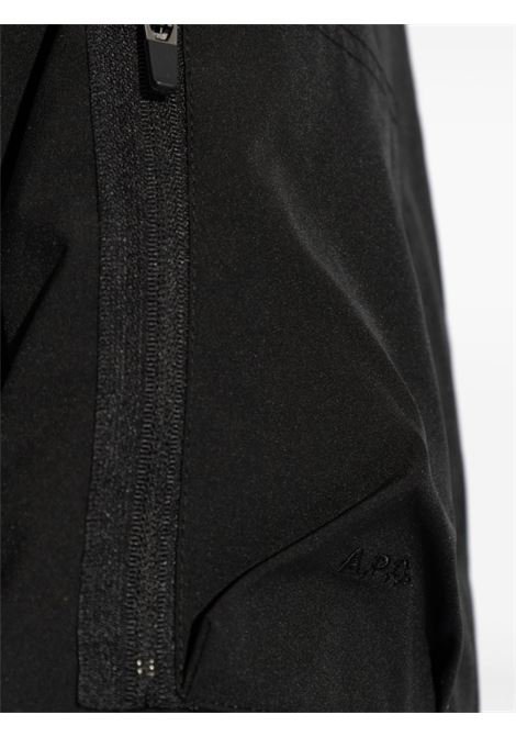 Black round collar bomber jacket A.P.C. - women A.P.C. | PSAIYF02843LZA