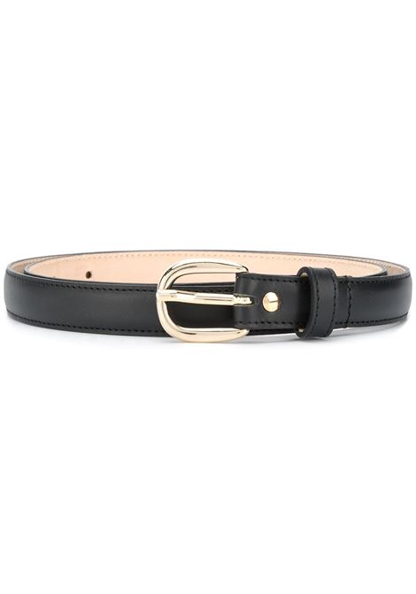 Black Rosette leather belt A.P.C - women A.P.C. | PXBHZF65101LZZ