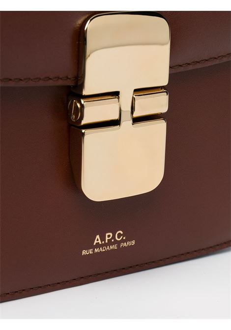 Brown grace shoulder bag  - women A.P.C. | PXBMWF61515CAD