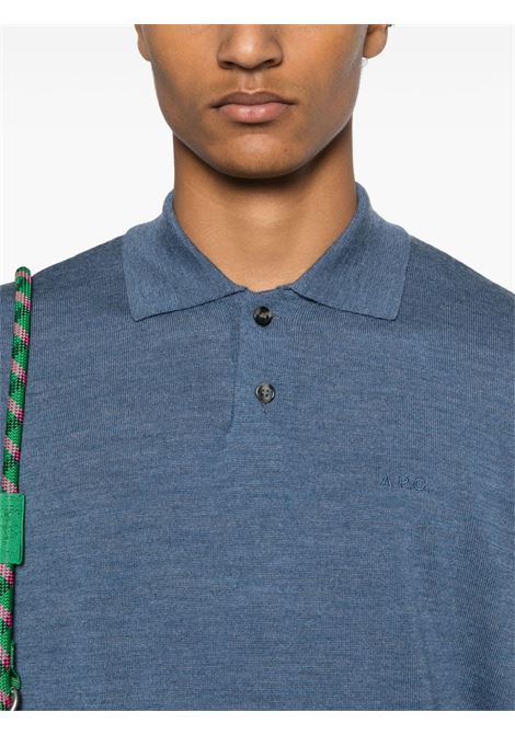 Blue Jacob polo shirt A.P.C. - men A.P.C. | WVBCXH23324PIC