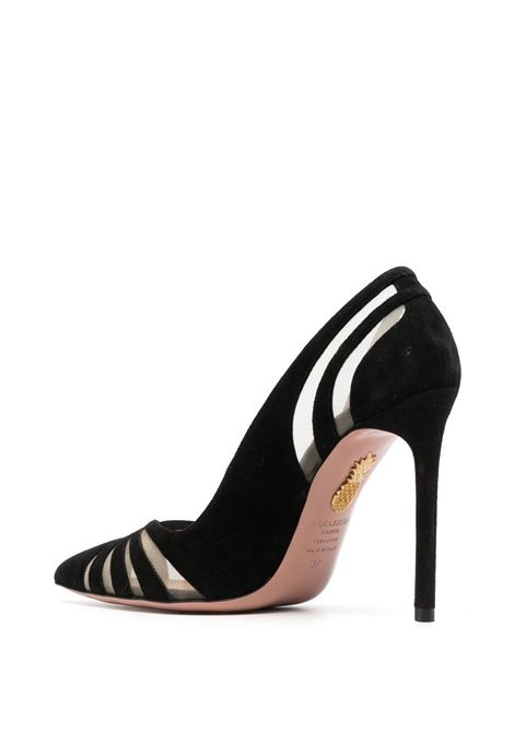 Black The Spy 105mm pumps Aquazzura - women AQUAZZURA | TSYHIGP0MSU000