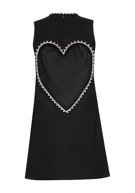 Abito mini con dettagli cut-out in nero - donna AREA | D07184BLK