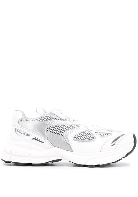 Sneakers Marathon Runner in bianco e argento - donna