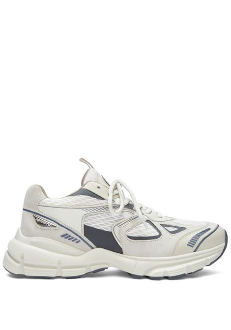 Beige and grey Marathon Runner panelled sneakers - women 