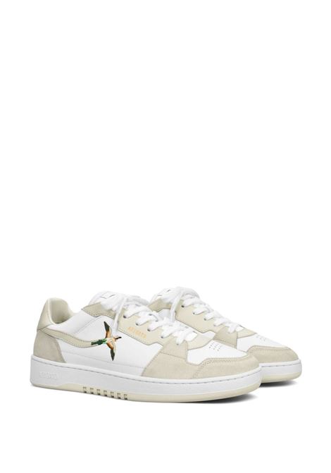 Sneakers Dice Lo bee bird con ricamo in bianco e beige Axel Arigato - uomo AXEL ARIGATO | F2528001WHT