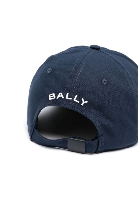 Cappello con logo in blu Bally - uomo BALLY | MHA028CO057U591