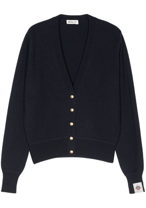 Cardigan in cashmere blu navy Bally - donna BALLY | WKN07BWS002U591