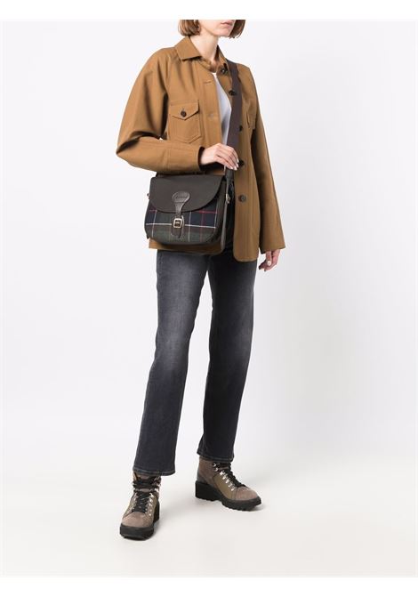 Brown check-print satchel bag Barbour - women BARBOUR | LBA0341TN11