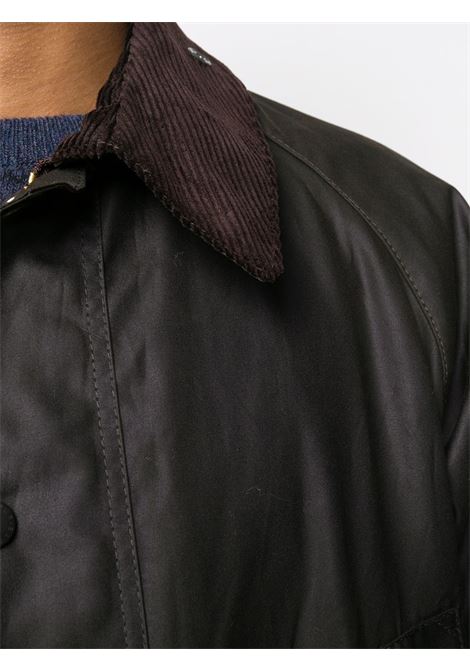 Brown Bedale snap-fastening jacket - men BARBOUR | MWX0010OL71