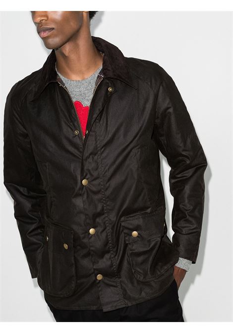 Olive green ashby waxed jacket Barbour - men BARBOUR | MWX0339OL71
