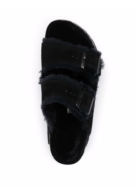 Ciabatte arizona shearling in nero Birkenstock - unisex BIRKENSTOCK | 752663BLK