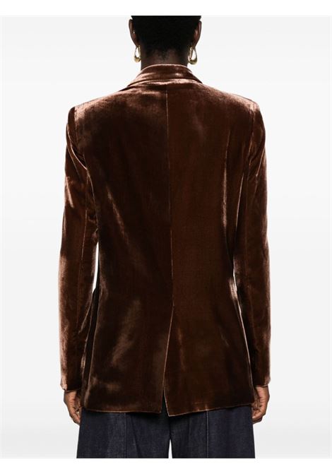 Brown velvet Afterglow Everyday blazer Blaz? Milano - women BLAZÉ MILANO | EBD19BAFG0001