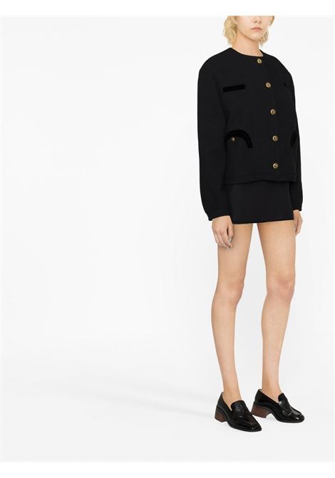 Black Missy Smiley-pocket knitted jacket ? women BLAZÉ MILANO | GBS01ESSE0560001