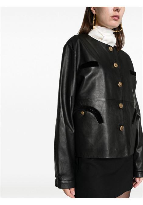 Black single-breasted leather jacket Blaz? Milano - women BLAZÉ MILANO | GBS20VB0001