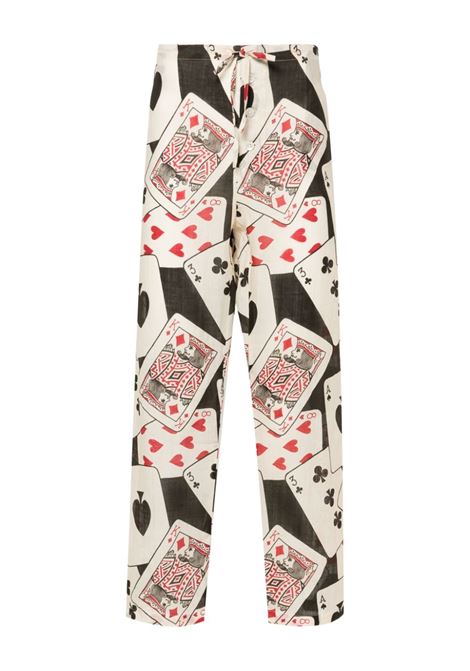 Pantaloni Ace Of Spades in multicolore di Bode - uomo BODE | MRS24BT043BLKMLT