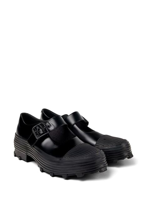 Black Traktori leather ballerina shoes Camper lab - women CAMPER LAB | A500022001