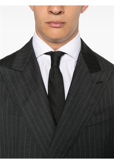 Grey double-breasted suit Caruso - men CARUSO | LN1JB211FPE0B010220