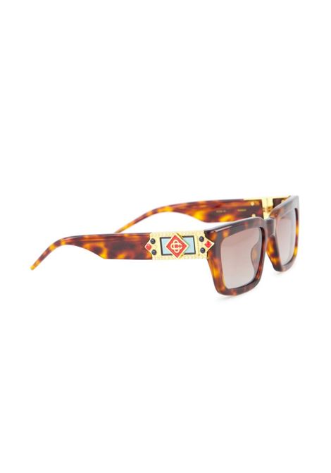 Brown square-frame sunglasses Casablanca - unisex CASABLANCA | EW05807MBRWN