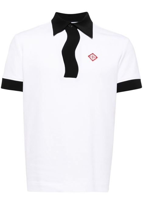 White Wave polo shirt Casablanca - unisex CASABLANCA | MPF24JTP25901WHT