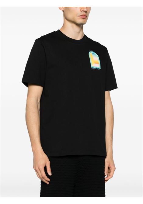 Black L'Arche De Nuit short-sleeved t-shirt Casablanca - unisex CASABLANCA | MPF24JTS00110EXBLK
