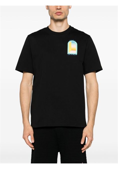 T-shirt a maniche corte l'arche de nuit in nero Casablanca - unisex CASABLANCA | MPF24JTS00110EXBLK