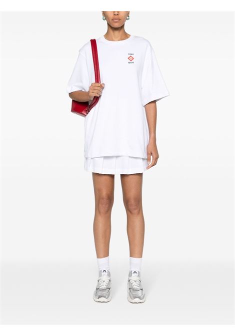 T-shirt a maniche corte casa sport in bianco Casablanca - unisex CASABLANCA | MPF24JTS02702WHT