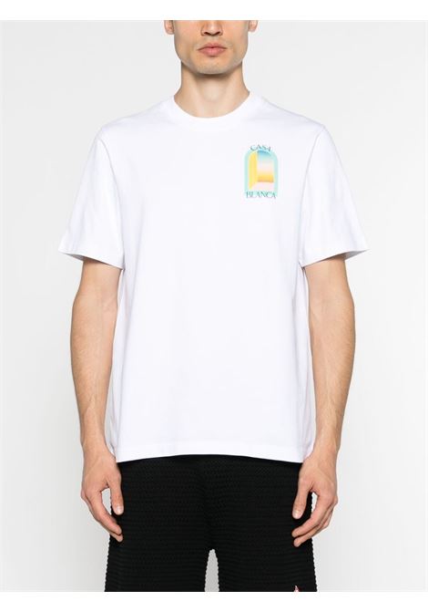 White L'Arche De Jour short-sleeved t-shirt Casablanca - unisex CASABLANCA | UMPF24JTS00101WHT