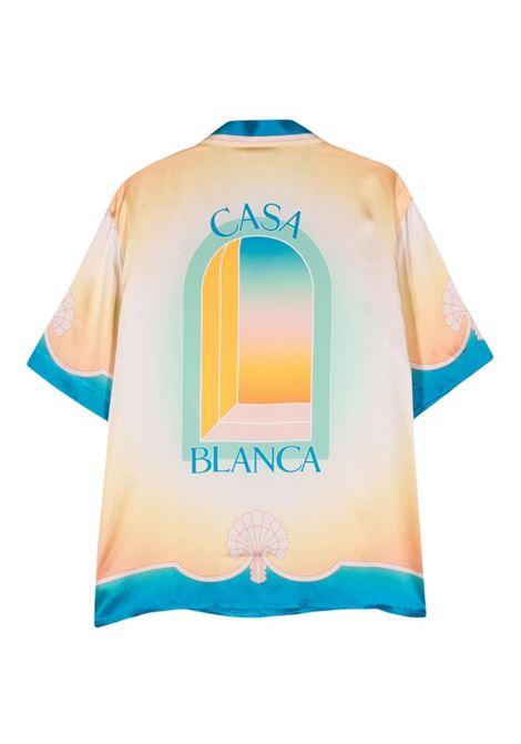 Multicolour L'Arch Colore silk shirt Casablanca - men CASABLANCA | UMPF24SH00301MLT