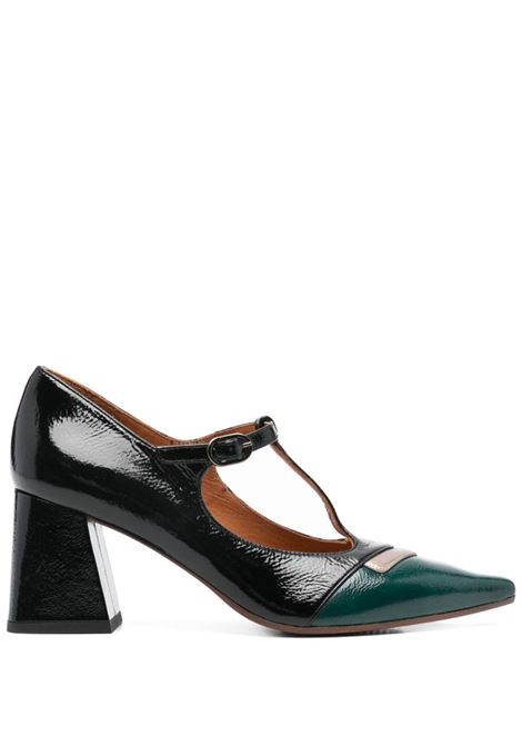 Green and black 70mm Aumi pumps Chie mihara - women CHIE MIHARA | Pumps | AUMINGR