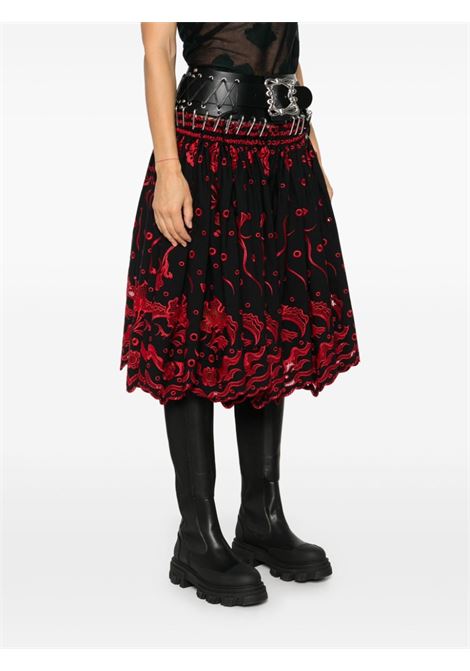 Black Ida Carabiner midi skirt Chopova Lowena - woman CHOPOVA LOWENA | 3195BLKRD