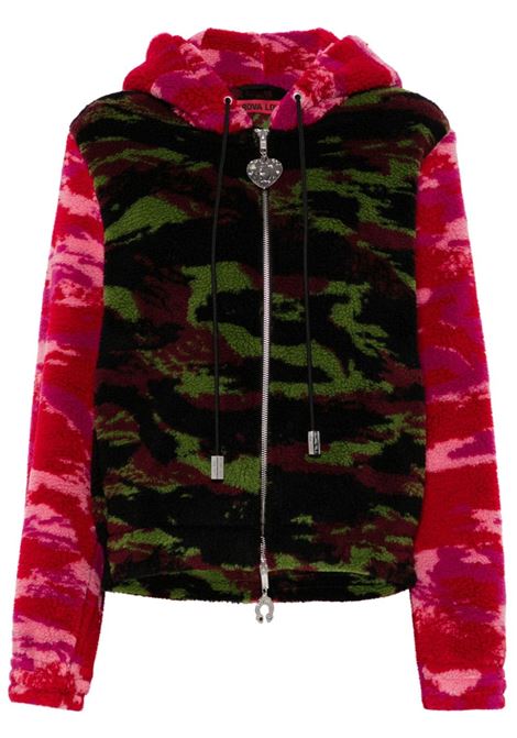 Multicolor Fleece hoodie Chopova Lowena - men CHOPOVA LOWENA | 5222GRNRD