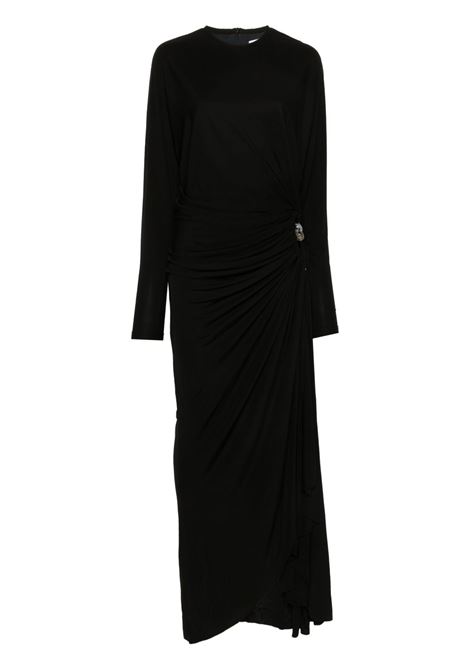 Black Helix side-slit maxi dress Christopher Esber - women