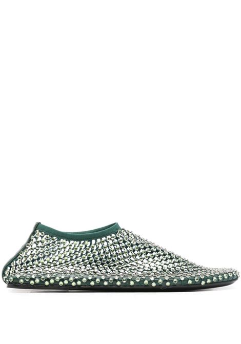 Green Minette ballerina flats Christopher esber - women CHRISTOPHER ESBER | Ballerina shoes | 24029339CCTS