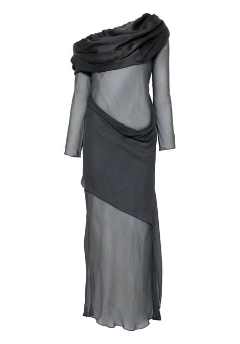 Black sheer maxi dress Christopher Esber - women 