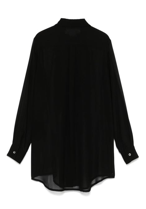 Black ruffle-detail blouse Comme Des Garcons - women COMME DES GARCONS COMME DES GARCONS | RNB0101