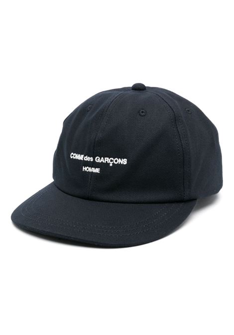 Cappello da baseball con ricamo in blu Comme des Garçons Homme - unisex