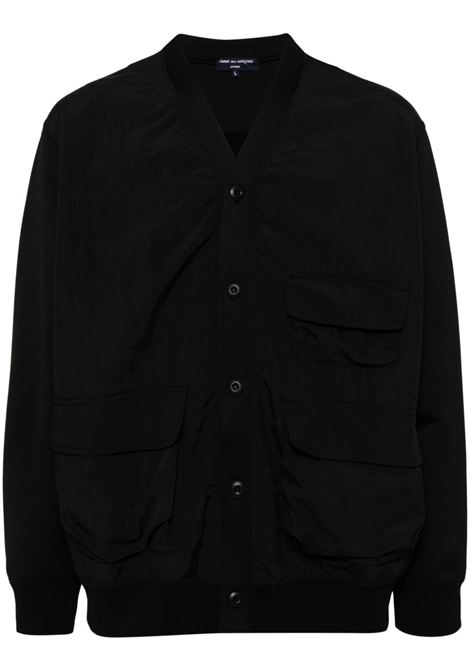 Cardigan con inserti in nero Comme des garcons homme - Unisex COMME DES GARCONS HOMME | HNT0011