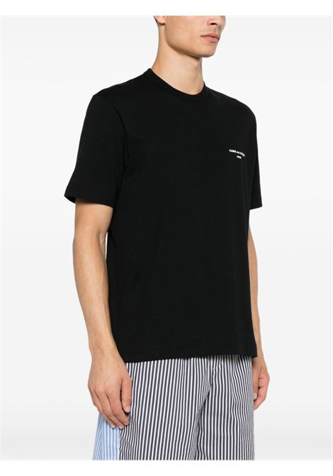 Black logo-print T-shirt Comme Des Garcons Homme - unisex COMME DES GARCONS HOMME | HNT1011