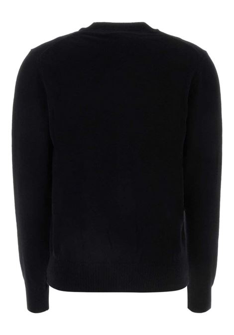 Cardigan con logo a cuore in nero Comme des garcons play - uomo COMME DES GARCONS PLAY | AXN0070511