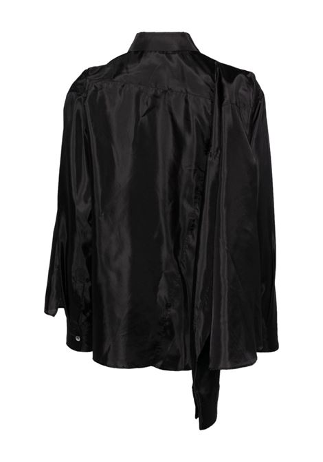 Blusa asimmetrica in nero Comme Des Garcons - donna COMME DES GARCONS | GNB0021