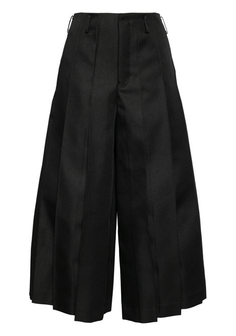 Black fully-pleated wide trouser Comme Des Garcons - women COMME DES GARCONS | GNP0011