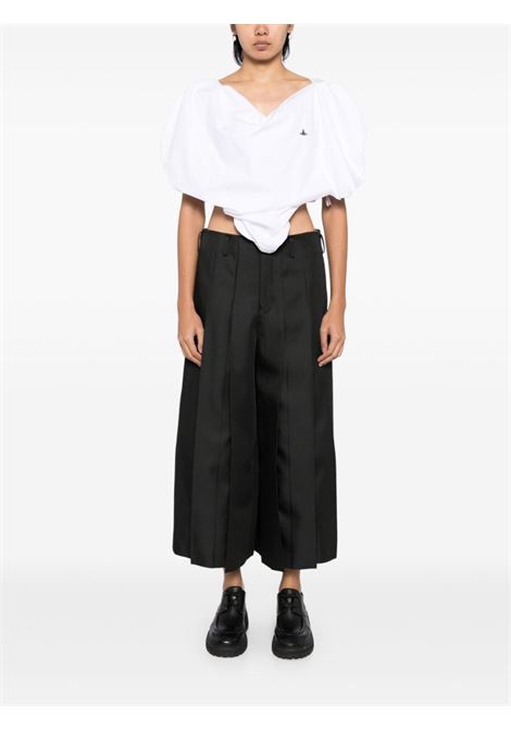 Black fully-pleated wide trouser Comme Des Garcons - women COMME DES GARCONS | GNP0011