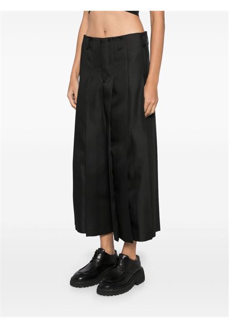 Black fully-pleated wide trouser Comme Des Garcons - women COMME DES GARCONS | GNP0011