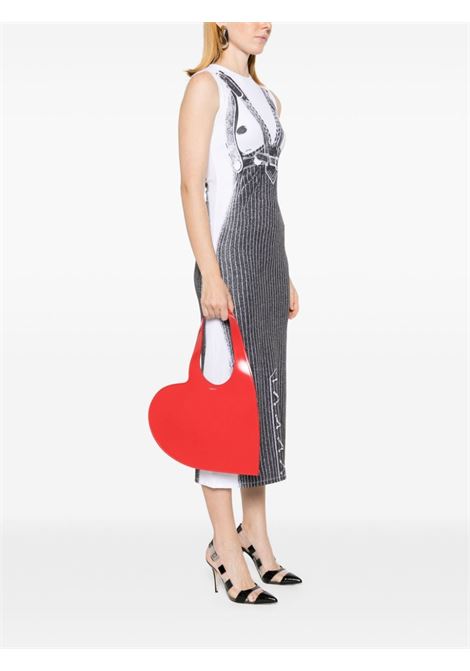 Red heart-shape shoulder bag Coperni - women COPERNI | BA14BISF6002RD