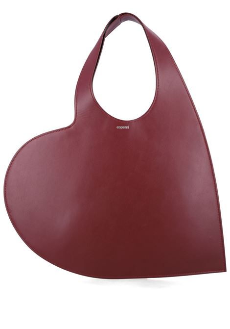 Borsa a spalla heart in rosso vino Coperni - donna COPERNI | Borse tote | COPBA14492RD