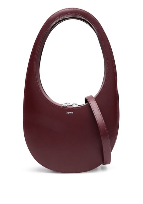 Wine red swipe tote bag Coperni - women 