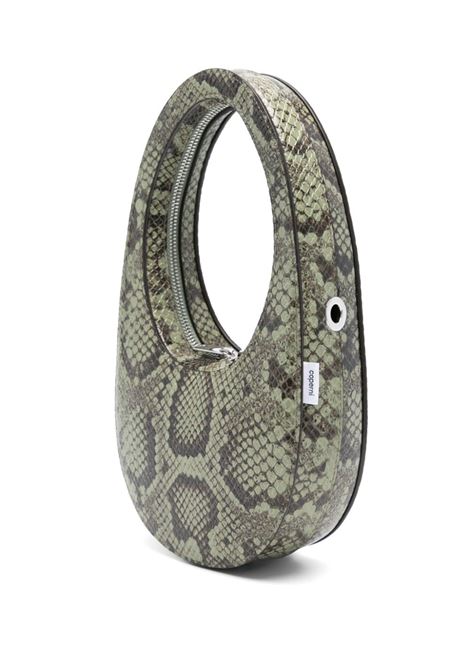 Borsa swing con stampa animalier in verde Coperni - donna COPERNI | COPBA38BISF6019GRN