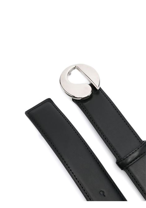 Black logo-buckle belt Coperni - women COPERNI | COPBE01F6013BLK