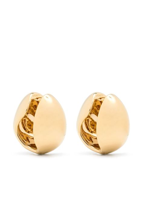 Gold XL Logo Creole earrings Coperni - women COPERNI | Earrings | COPBI24725GLD