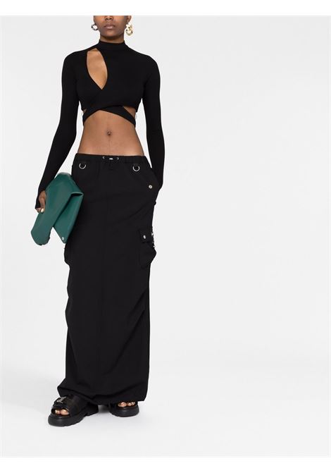 Black tailored cargo maxi skirt - women COPERNI | COPJ21BIS106CBLK